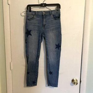 DL1961 Florence star cropped midrise instascuplt skinny jeans